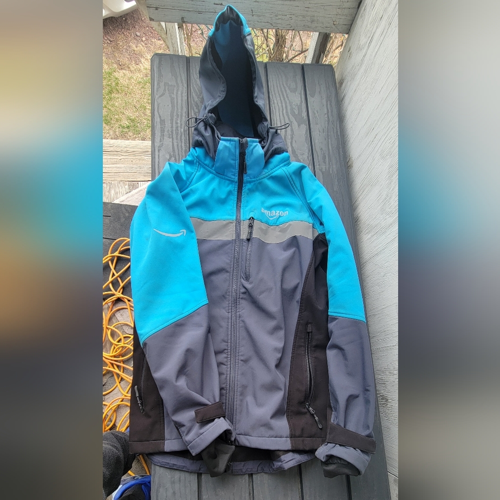 Amazon Blue and Gray Jacket